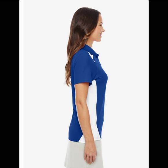 NWT Women’s Under Armour Color Block Polo Shirt - Picture 2 of 12